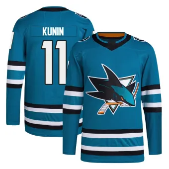 Men's Luke Kunin San Jose Sharks Home Primegreen Jersey - Teal Authentic