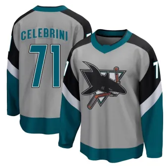 Men's Macklin Celebrini San Jose Sharks 2020/21 Special Edition Jersey - Gray Breakaway