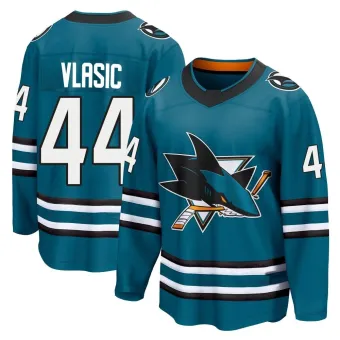 Men's Marc-Edouard Vlasic San Jose Sharks Home 2nd Jersey - Teal Breakaway