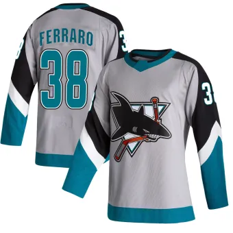 Men's Mario Ferraro San Jose Sharks 2020/21 Reverse Retro Jersey - Gray Authentic