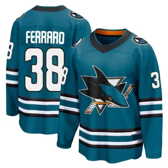 Men's Mario Ferraro San Jose Sharks Home 2nd Jersey - Teal Breakaway