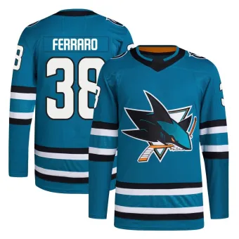 Men's Mario Ferraro San Jose Sharks Home Primegreen Jersey - Teal Authentic