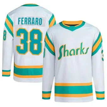 Men's Mario Ferraro San Jose Sharks Reverse Retro 2.0 Jersey - White Authentic