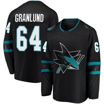 Men's Mikael Granlund San Jose Sharks Alternate Jersey - Black Breakaway