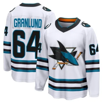 Men's Mikael Granlund San Jose Sharks Away 2nd Jersey - White Breakaway