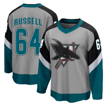 Men's Mitchell Russell San Jose Sharks 2020/21 Special Edition Jersey - Gray Breakaway