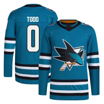 Men's Nathan Todd San Jose Sharks Home Primegreen Jersey - Teal Authentic