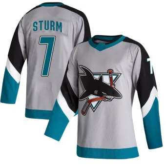 Men's Nico Sturm San Jose Sharks 2020/21 Reverse Retro Jersey - Gray Authentic