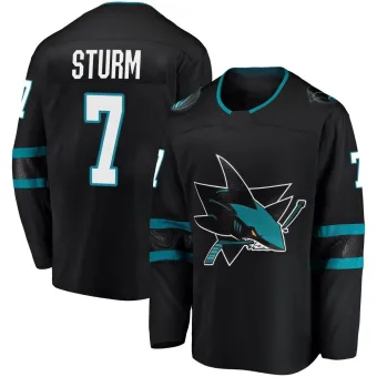 Men's Nico Sturm San Jose Sharks Alternate Jersey - Black Breakaway