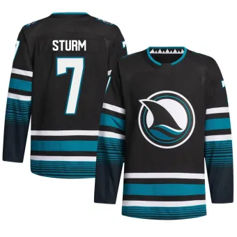 Men's Nico Sturm San Jose Sharks Alternate Primegreen Jersey - Black Authentic