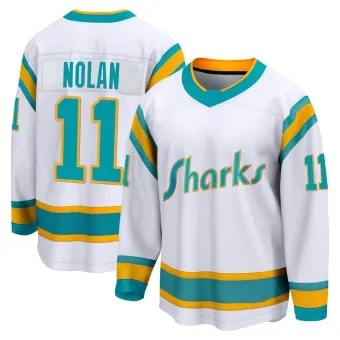 Men's Owen Nolan San Jose Sharks Special Edition 2.0 Jersey - White Breakaway