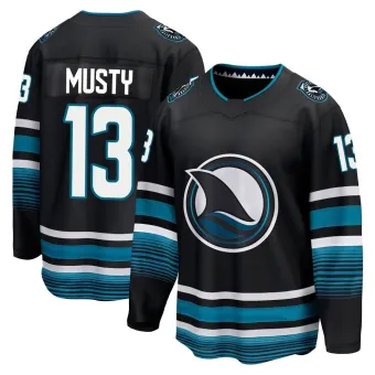 Men's Quentin Musty San Jose Sharks Alternate Premier Jersey - Black Breakaway