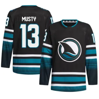 Men's Quentin Musty San Jose Sharks Alternate Primegreen Jersey - Black Authentic