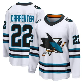 Men's Ryan Carpenter San Jose Sharks Away 2nd Jersey - White Breakaway