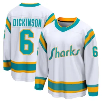 Men's Sam Dickinson San Jose Sharks Special Edition 2.0 Jersey - White Breakaway