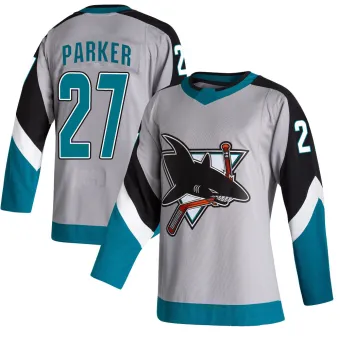 Men's Scott Parker San Jose Sharks 2020/21 Reverse Retro Jersey - Gray Authentic