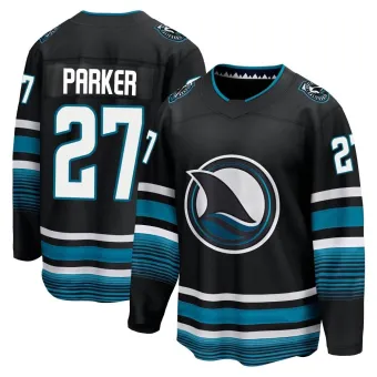 Men's Scott Parker San Jose Sharks Alternate Premier Jersey - Black Breakaway