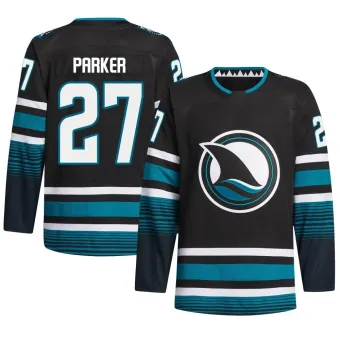 Men's Scott Parker San Jose Sharks Alternate Primegreen Jersey - Black Authentic