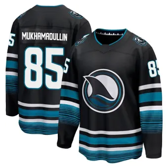 Men's Shakir Mukhamadullin San Jose Sharks Alternate Premier Jersey - Black Breakaway