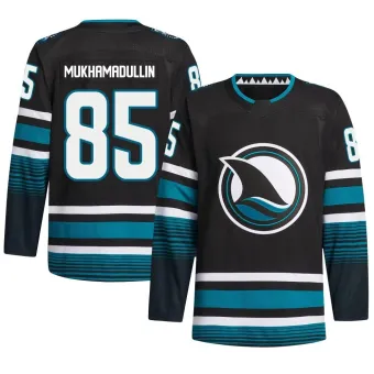 Men's Shakir Mukhamadullin San Jose Sharks Alternate Primegreen Jersey - Black Authentic