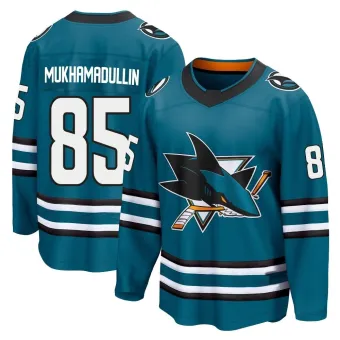 Men's Shakir Mukhamadullin San Jose Sharks Home 2nd Jersey - Teal Breakaway