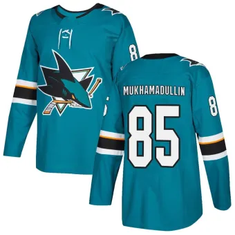 Men's Shakir Mukhamadullin San Jose Sharks Home Jersey - Teal Authentic