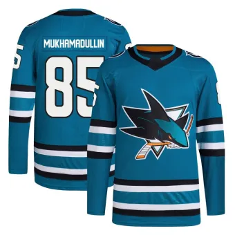 Men's Shakir Mukhamadullin San Jose Sharks Home Primegreen Jersey - Teal Authentic