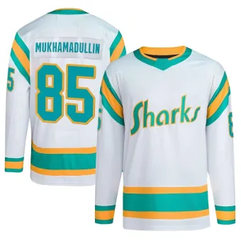 Men's Shakir Mukhamadullin San Jose Sharks Reverse Retro 2.0 Jersey - White Authentic