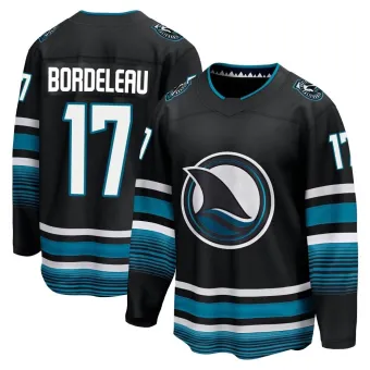 Men's Thomas Bordeleau San Jose Sharks Alternate Premier Jersey - Black Breakaway