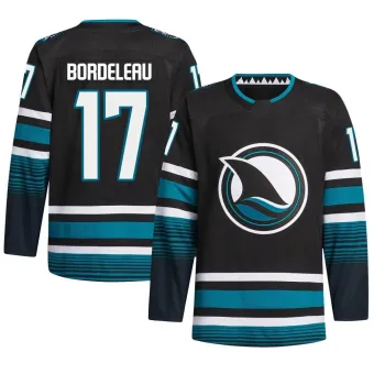 Men's Thomas Bordeleau San Jose Sharks Alternate Primegreen Jersey - Black Authentic