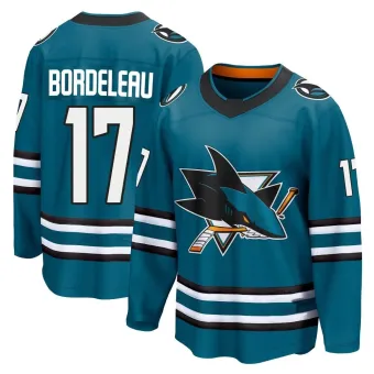 Men's Thomas Bordeleau San Jose Sharks Home 2nd Jersey - Teal Breakaway