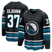 Men's Timothy Liljegren San Jose Sharks Alternate Premier Jersey - Black Breakaway