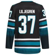 Men's Timothy Liljegren San Jose Sharks Alternate Primegreen Jersey - Black Authentic