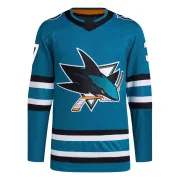 Men's Timothy Liljegren San Jose Sharks Home Primegreen Jersey - Teal Authentic