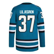 Men's Timothy Liljegren San Jose Sharks Home Primegreen Jersey - Teal Authentic