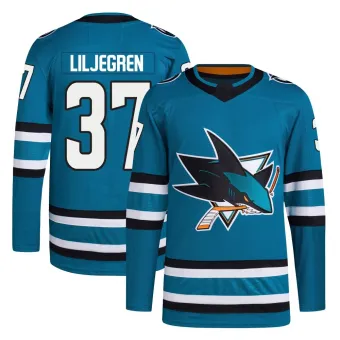 Men's Timothy Liljegren San Jose Sharks Home Primegreen Jersey - Teal Authentic