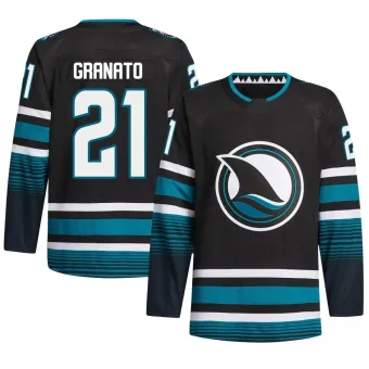 Men's Tony Granato San Jose Sharks Alternate Primegreen Jersey - Black Authentic