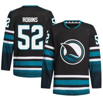 Men's Tristen Robins San Jose Sharks Alternate Primegreen Jersey - Black Authentic