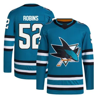 Men's Tristen Robins San Jose Sharks Home Primegreen Jersey - Teal Authentic