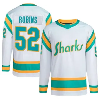 Men's Tristen Robins San Jose Sharks Reverse Retro 2.0 Jersey - White Authentic