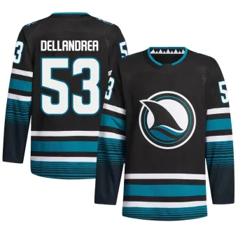 Men's Ty Dellandrea San Jose Sharks Alternate Primegreen Jersey - Black Authentic