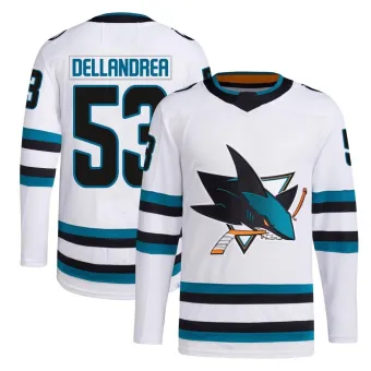 Men's Ty Dellandrea San Jose Sharks Away Primegreen Jersey - White Authentic