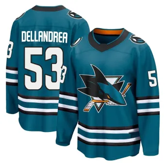 Men's Ty Dellandrea San Jose Sharks Home 2nd Jersey - Teal Breakaway