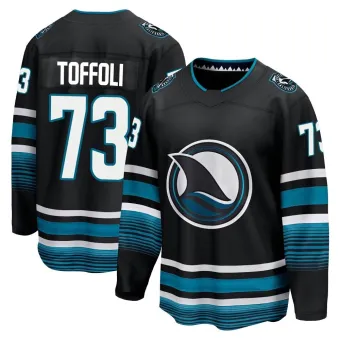 Men's Tyler Toffoli San Jose Sharks Alternate Premier Jersey - Black Breakaway