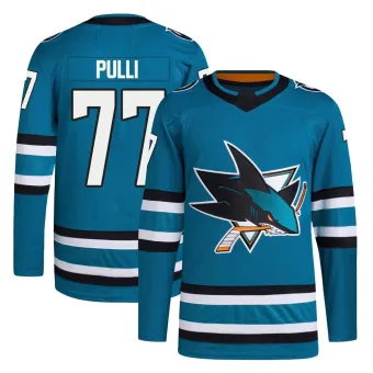 Men's Valtteri Pulli San Jose Sharks Home Primegreen Jersey - Teal Authentic