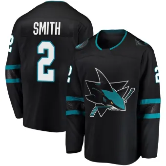 Men's Will Smith San Jose Sharks Alternate Jersey - Black Breakaway