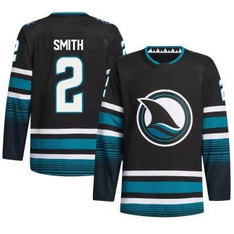 Men's Will Smith San Jose Sharks Alternate Primegreen Jersey - Black Authentic