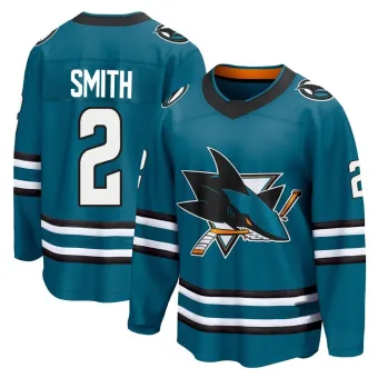 Men's Will Smith San Jose Sharks Home 2nd Jersey - Teal Breakaway