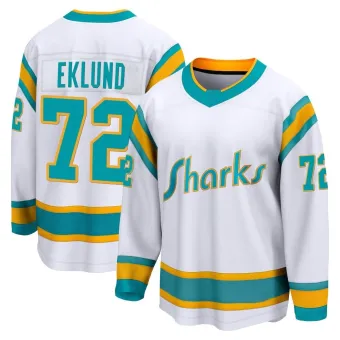 Men's William Eklund San Jose Sharks Special Edition 2.0 Jersey - White Breakaway