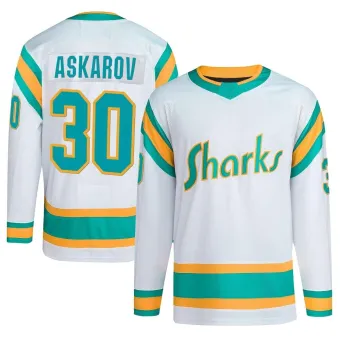 Men's Yaroslav Askarov San Jose Sharks Reverse Retro 2.0 Jersey - White Authentic